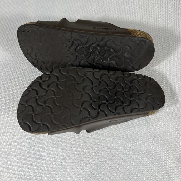 Birkenstock Arizona Mens 2 Buckle Soft Bed Real Leather Brown‎ Sandals 36/6 main image 9